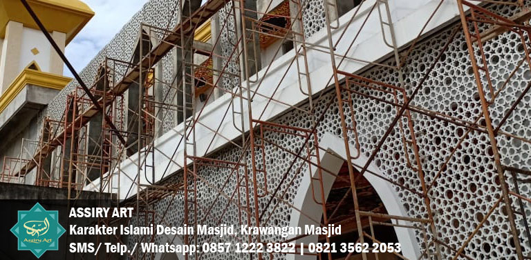Karakter Islami Desain Masjid, Krawangan Masjid Material Arsitektur Terpopuler