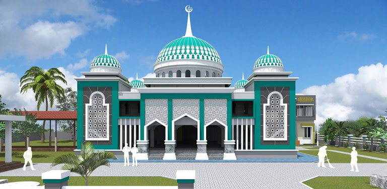 masjid minimalis modern