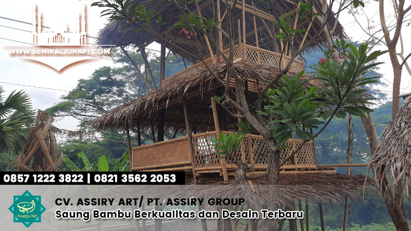 Saung Bambu Berkualitas dan Desain Terbaru | CV. ASSIRY ART/ PT ASSIRY GROUP